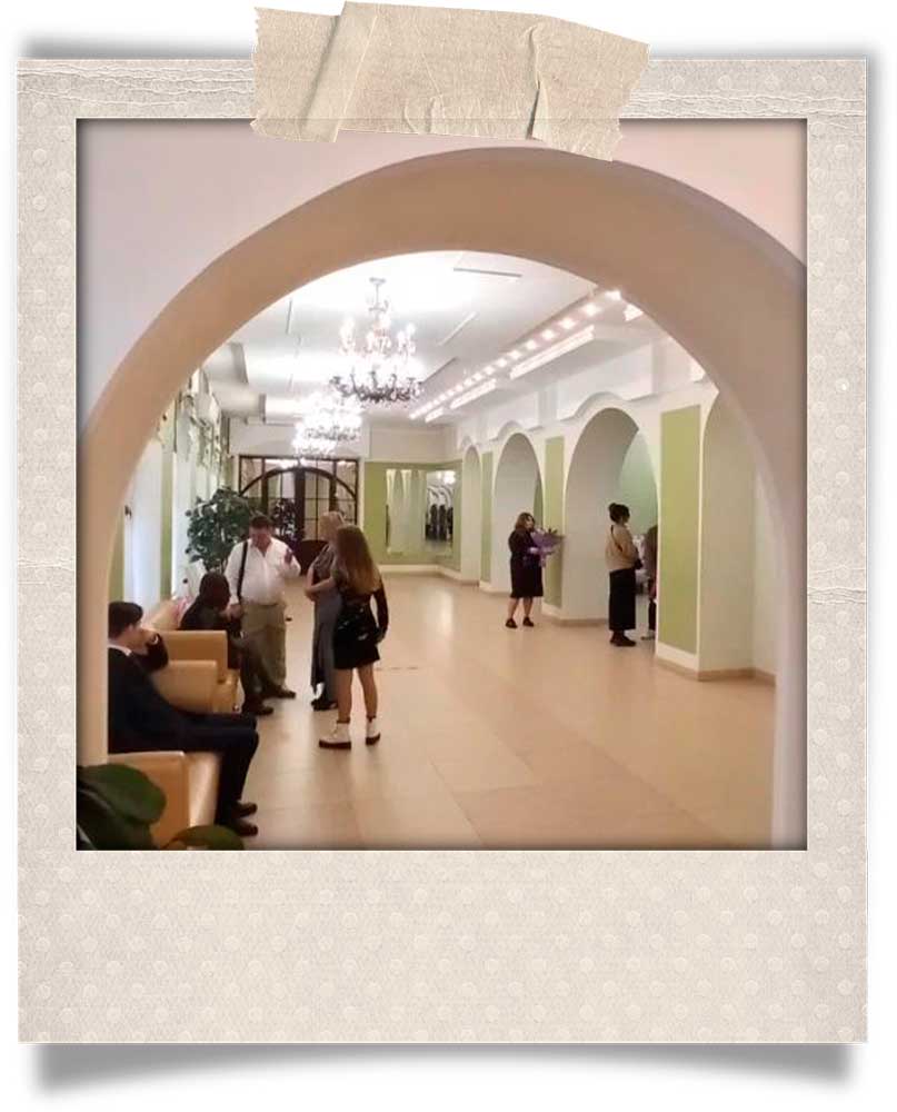 Дворец бракосочетания№3 Москвы фото зала